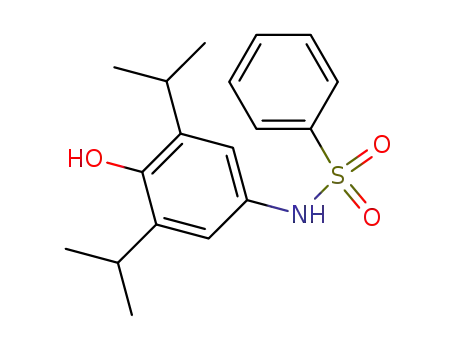 Benzenesulfonamide, N-[4-hydroxy-3,5-bis(1-methylethyl)phenyl]-