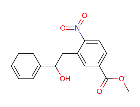 2-(2-nitro-5-carbomethoxyphenyl)-1-phenylethanol
