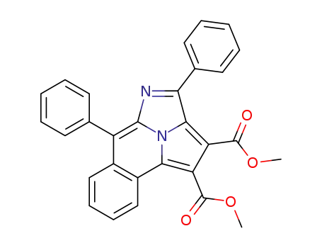 3,5-Diphenyl-4,9c-diaza-pentaleno[1,6-ab]naphthalene-1,2-dicarboxylic acid dimethyl ester