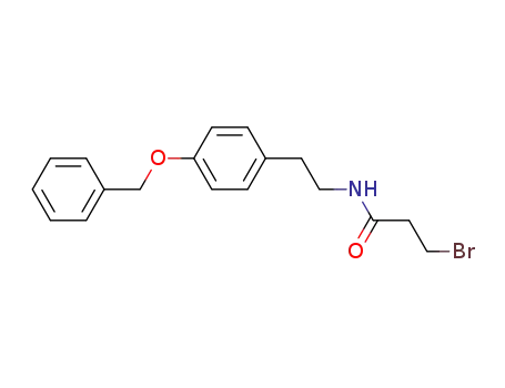Propanamide, 3-bromo-N-[2-[4-(phenylmethoxy)phenyl]ethyl]-
