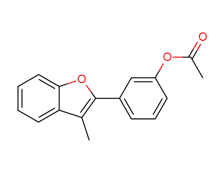 2-(3-Acetoxyphenyl)-3-methylbenzofuran