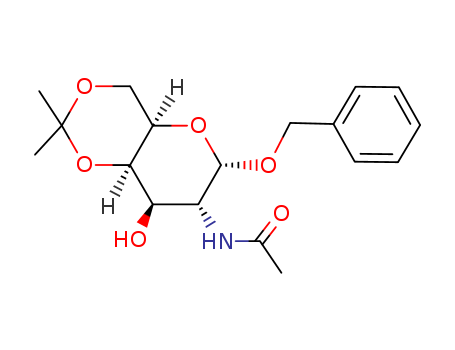 BENZYL 2-ACETAMIDO-2-DEOXY-4,6-O-ISOPROPYLIDENE-D-GALACTOPYRANOSIDE