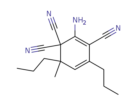 2-Amino-6-methyl-4,6-dipropyl-cyclohexa-2,4-diene-1,1,3-tricarbonitrile