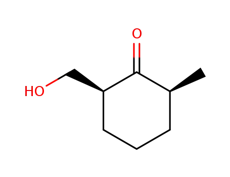 Cyclohexanone, 2-(hydroxymethyl)-6-methyl-, cis-
