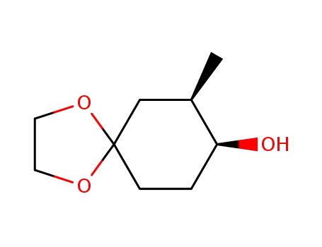 Molecular Structure of 122090-89-5 ((1S,2R)-4,4-ethylenedioxy-2-methylcyclohexanol)