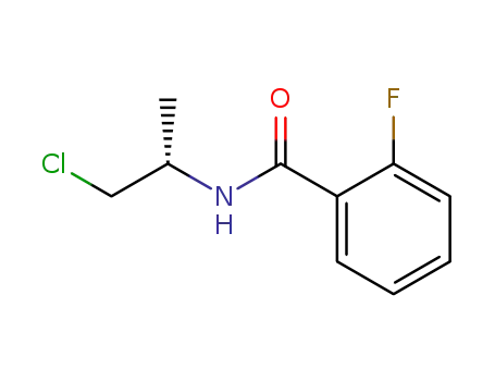 (-)-(S)-N-(2-chloro-1-methyl-ethyl)-2-fluoro-benzamide