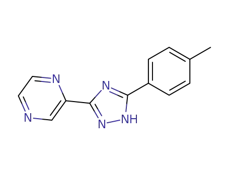 Molecular Structure of 159053-04-0 (Pyrazine, [5-(4-methylphenyl)-1H-1,2,4-triazol-3-yl]-)