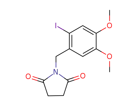 N-(2-iodo-4,5-dimethoxybenzyl)succinimide