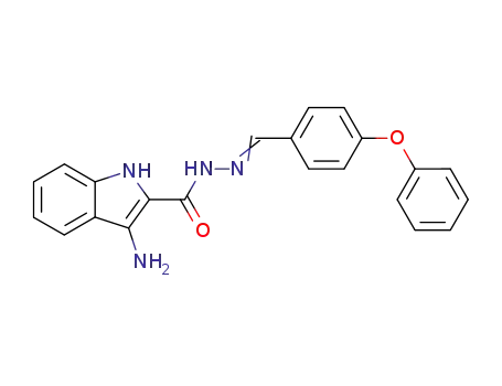 3-Amino-1H-indole-2-carboxylic acid [1-(4-phenoxy-phenyl)-meth-(E)-ylidene]-hydrazide