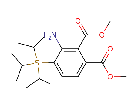 3-Amino-4-triisopropylsilanyl-phthalic acid dimethyl ester