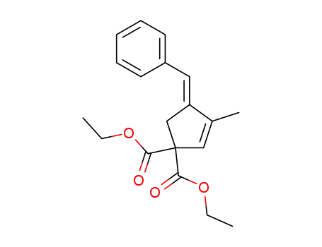 diethyl 3-methyl-4-benzylidenecyclopent-2-ene-1,1-dicarboxylate