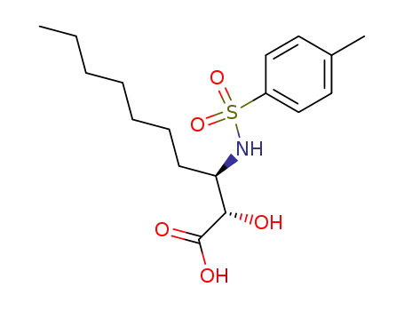 (2S,3R)-2-hydroxy-3-(tosylamino)decanoic acid