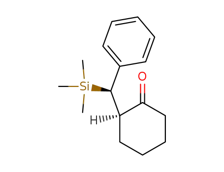 (R)-2-((R)-Phenyl-trimethylsilanyl-methyl)-cyclohexanone