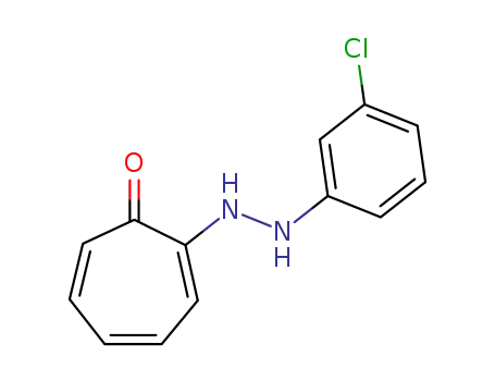 2-<2-(3-chlorophenyl)hydrazino>tropone