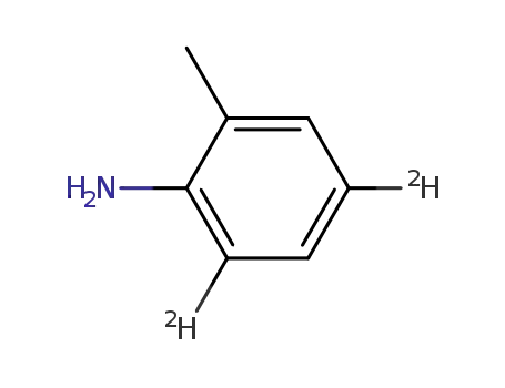 Molecular Structure of 68408-20-8 (O-TOLUIDINE-4,6-D2)