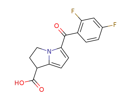 5-(2,4-difluorobenzoyl)-2,3-dihydro-1H-pyrrolizine-1-carboxylic acid