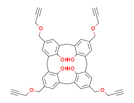 5,11,17,23-Tetrakis<(propargyloxy)methyl>calix<4>arene-25,26,27,28-tetrol