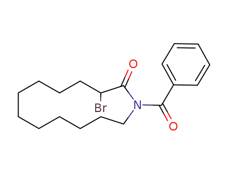 3-bromo-1-benzoylazacyclotridecan-2-one