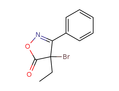 4-Bromo-4-ethyl-3-phenyl-4H-isoxazol-5-one