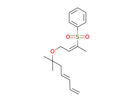 [(Z)-4-((E)-1,1-Dimethyl-hexa-3,5-dienyloxy)-but-2-ene-2-sulfonyl]-benzene
