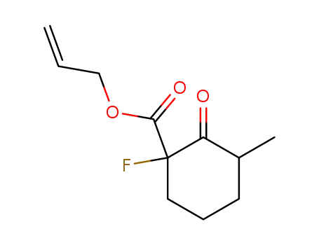 allyl 1-fluoro-3-methyl-2-oxocyclohexanonecarboxylate