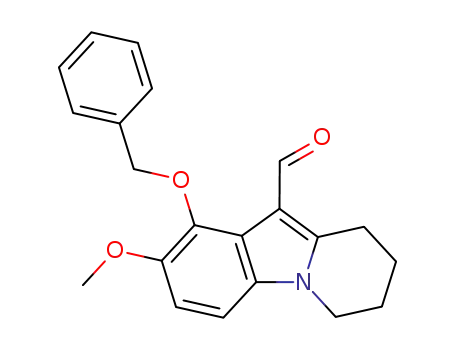 8-Benzyloxy-2-methoxy-6,7,8,9-tetrahydropyrido<1,2-a>indole-10-carbaldehyde