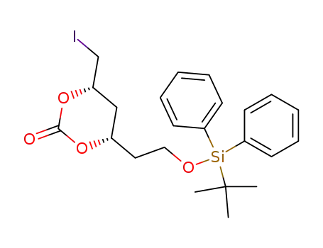 (3S,5S)-5-(iodomethyl)-3-[2-(t-butyldiphenylsilyloxy)ethyl]-2,6-dioxacyclohexanone