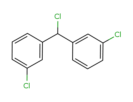 Molecular Structure of 173200-57-2 (Benzene, 1,1'-(chloromethylene)bis[3-chloro-)