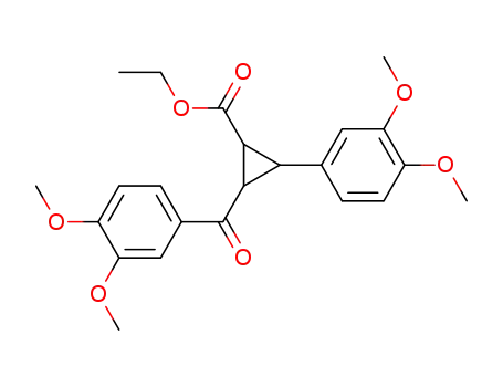 Cyclopropanecarboxylic acid,
2-(3,4-dimethoxybenzoyl)-3-(3,4-dimethoxyphenyl)-, ethyl ester