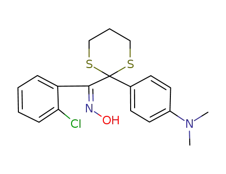 (2-Chloro-phenyl)-[2-(4-dimethylamino-phenyl)-[1,3]dithian-2-yl]-methanone oxime