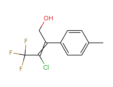 (E)-3-Chloro-4,4,4-trifluoro-2-p-tolyl-but-2-en-1-ol