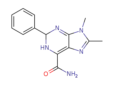 Molecular Structure of 80052-93-3 (1H-Purine-6-carboxamide, 2,9-dihydro-8,9-dimethyl-2-phenyl-)