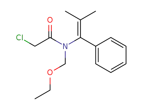 Acetamide,
2-chloro-N-(ethoxymethyl)-N-(2-methyl-1-phenyl-1-propenyl)-