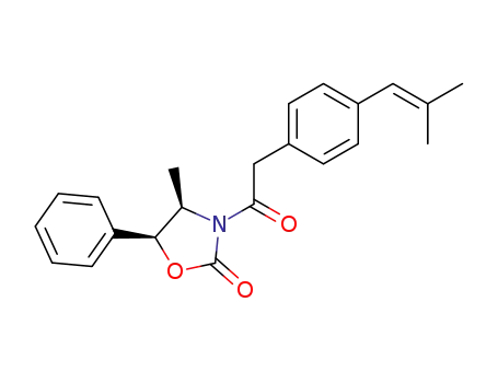(4R,5S)-N-(4-isobutenylphenylacetyl)-4-methyl-5-phenyl-2-oxazolidinone