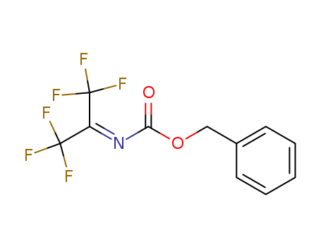 Benzyl (2,2,2-trifluoro-1-trifluoromethyl-ethylidene)-carbamate