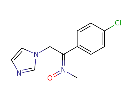 Molecular Structure of 113944-25-5 (Methanamine, N-[1-(4-chlorophenyl)-2-(1H-imidazol-1-yl)ethylidene]-,
N-oxide)