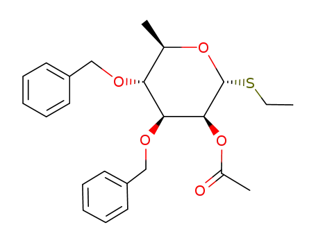 ethyl 2-O-acetyl-3,4-di-O-benzyl-1-thio-α-D-rhamnopyranoside