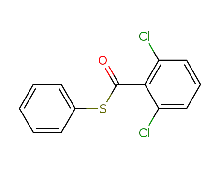 Molecular Structure of 68504-48-3 (phenyl 2,6-dichlorothiolbenzoate)