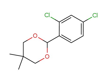 2-(2,4-dichlorophenyl)-5,5-dimethyl-1,3-dioxane cas  5436-85-1