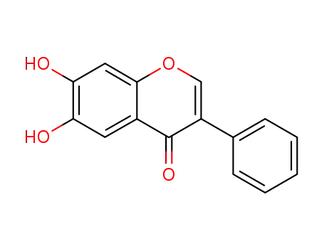 Molecular Structure of 789-66-2 (4H-1-Benzopyran-4-one, 6,7-dihydroxy-3-phenyl-)