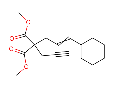 2-((E)-3-Cyclohexyl-allyl)-2-prop-2-ynyl-malonic acid dimethyl ester