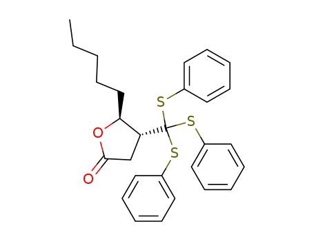 (4R,5S)-4-<Tris(phenylthio)methyl>-5-pentyl-4,5-dihydro-2(3H)-furanone