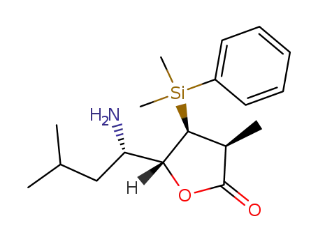 (2S,3S,4R,5S)-5-amino-3-dimethylphenylsilyl-2,7-dimethyl-4-octanolide