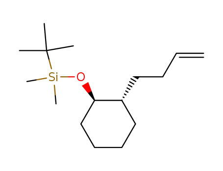 Molecular Structure of 101859-35-2 ({[(1R,2S)-2-(but-3-en-1-yl)cyclohexyl]oxy}(tert-butyl)dimethylsilane)