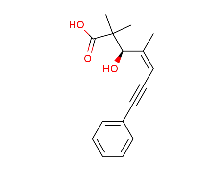 (Z)-(R)-3-Hydroxy-2,2,4-trimethyl-7-phenyl-hept-4-en-6-ynoic acid