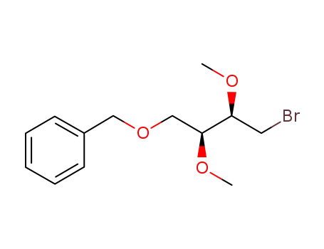 Molecular Structure of 880359-08-0 (Benzene, [[(2S,3R)-4-bromo-2,3-dimethoxybutoxy]methyl]-)