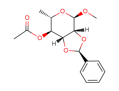 methyl 4-O-acetyl-exo-2,3-O-benzylidene-α-L-rhamnopyranoside