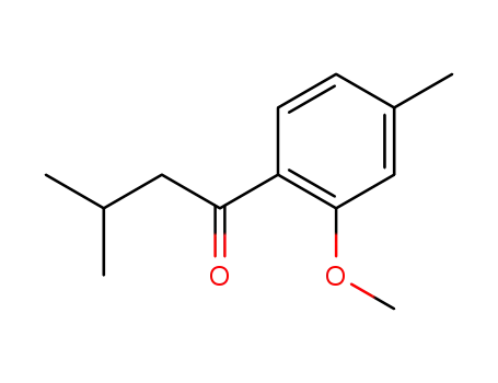 Molecular Structure of 71898-88-9 (2-methoxy-4-methylisovalerophenone)