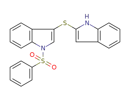 2-(1-phenylsulfonyl-1H-indol-3-yl)thio-1H-indole