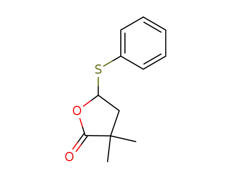 2(3H)-Furanone, dihydro-3,3-dimethyl-5-(phenylthio)-